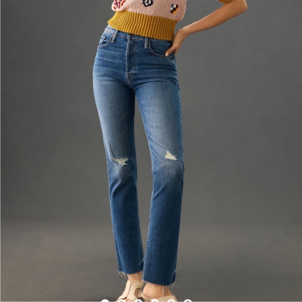 Mother Tomcat Ankle Fray Globe
Trotter Jeans size 28